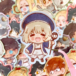 Falin from my dungeon meshi sticker set