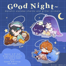 Goodnight standee charms